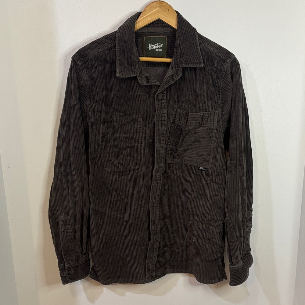 Howler Brothers Men's Iquitos Brown Corduroy Jacket/Overshirt